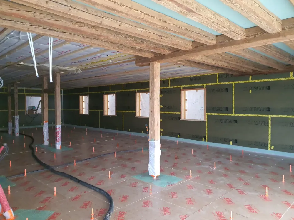 préparation sur isolant thermiquere type TMS